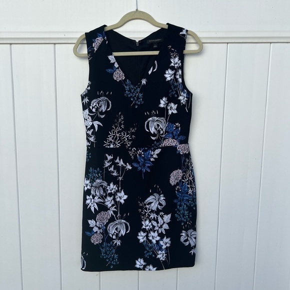 Banana Republic Black‎ Floral Dress Size 6 - Picture 2 of 8